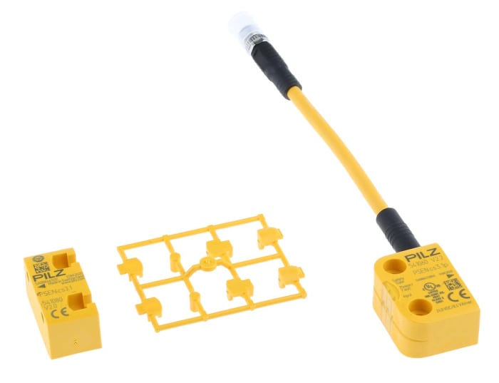 Pilz Transponder Non-Contact Safety Switch, 24V dc, Plastic Housing, M8