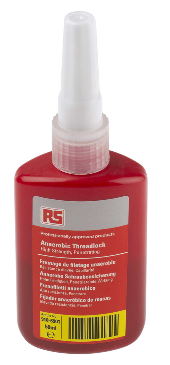RS PRO Green Thread lock, 50 ml, 24 h Cure Time
