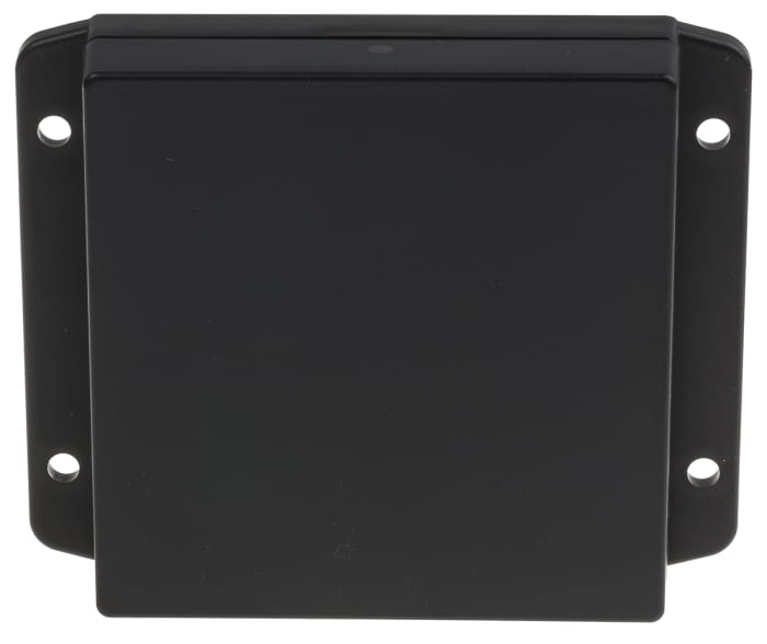 RS PRO Black ABS Enclosure, Flanged, Black Lid, 80 x 80 x 23mm