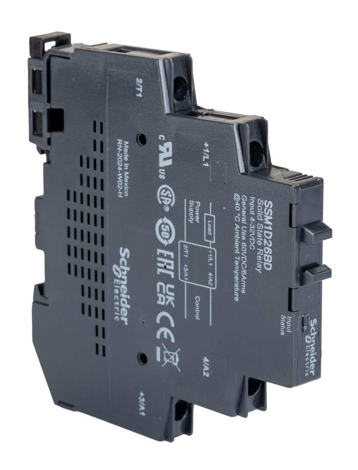 Relais statique Schneider Electric Harmony Relay, 6 A, Rail DIN, 32 V c.c., 60 V c.c.