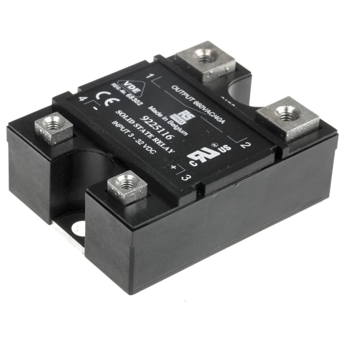 RS PRO Solid State Relay, 40 A rms Load, Panel Mount, 660 V ac Load, 32 V dc Control