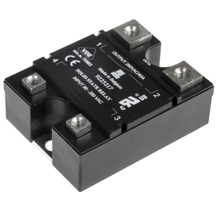RS PRO Solid State Relay, 40 A rms Load, Panel Mount, 280 V ac Load, 280 V ac Control