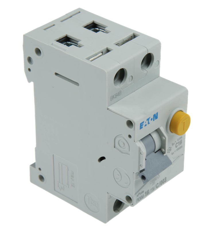 Eaton RCD, 16A, 2 Pole, 30mA, Type C