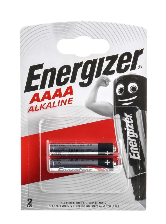 7638900202410 Energizer Energizer Energizer Alkaline 1.5V Alkaline AAAA Battery 923 0702 RS Components
