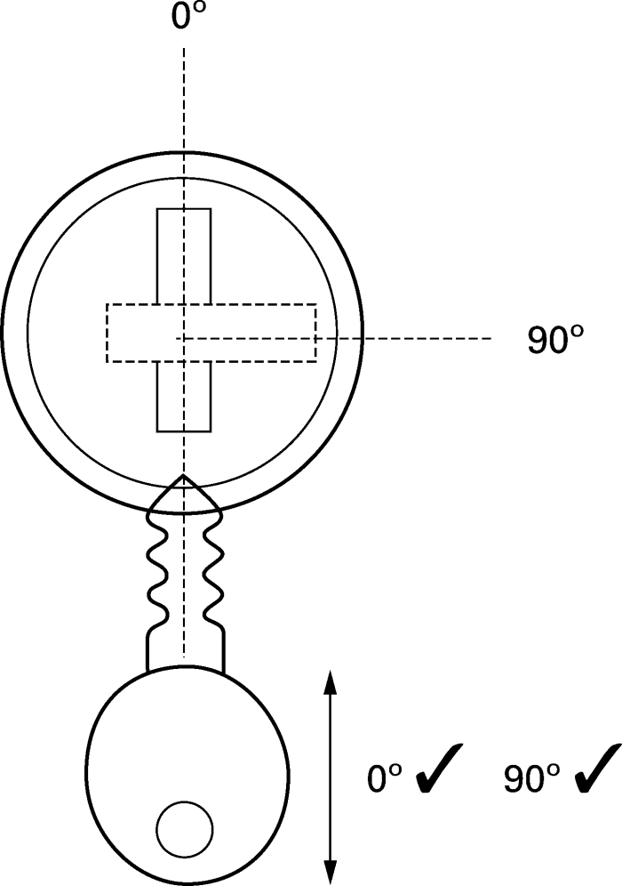 SRL5DS2850 Lorlin Key Switch, SPDT, 3 A 50 V dc, 5 A 115 V ac 2