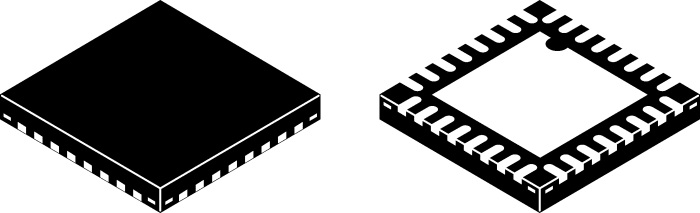 FTDI Chip FIFO Memory, 32-Pin QFN, FT245RQ