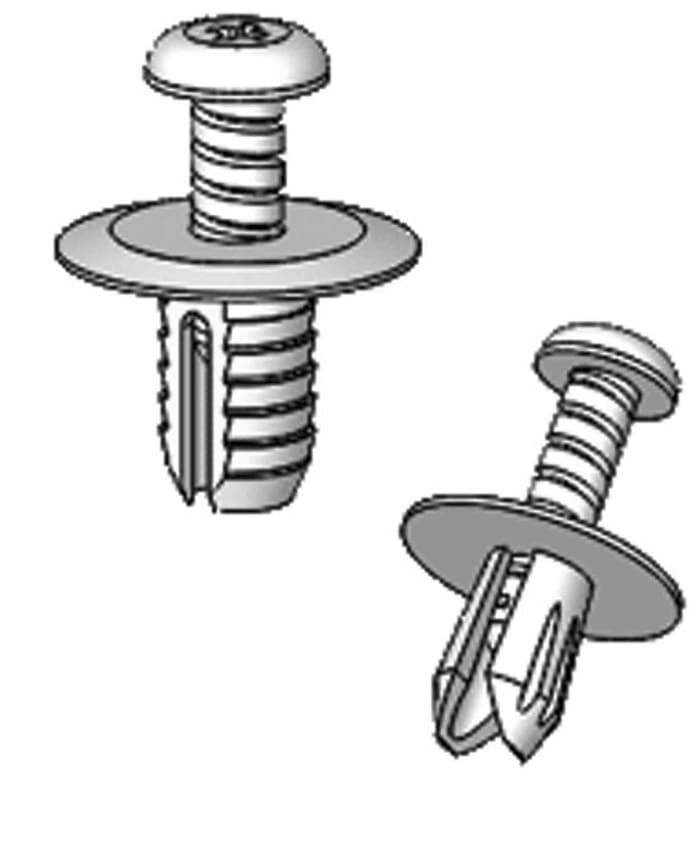 99001181 Essentra, Essentra Nylon Snap Rivet, 6mm, 461-111