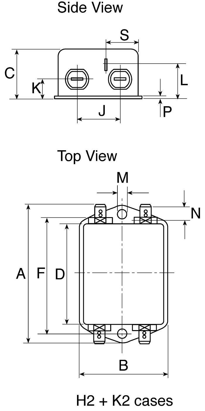 FN2060606 Schaffner Schaffner, FN2060 6A 250 V ac 400Hz, Flange