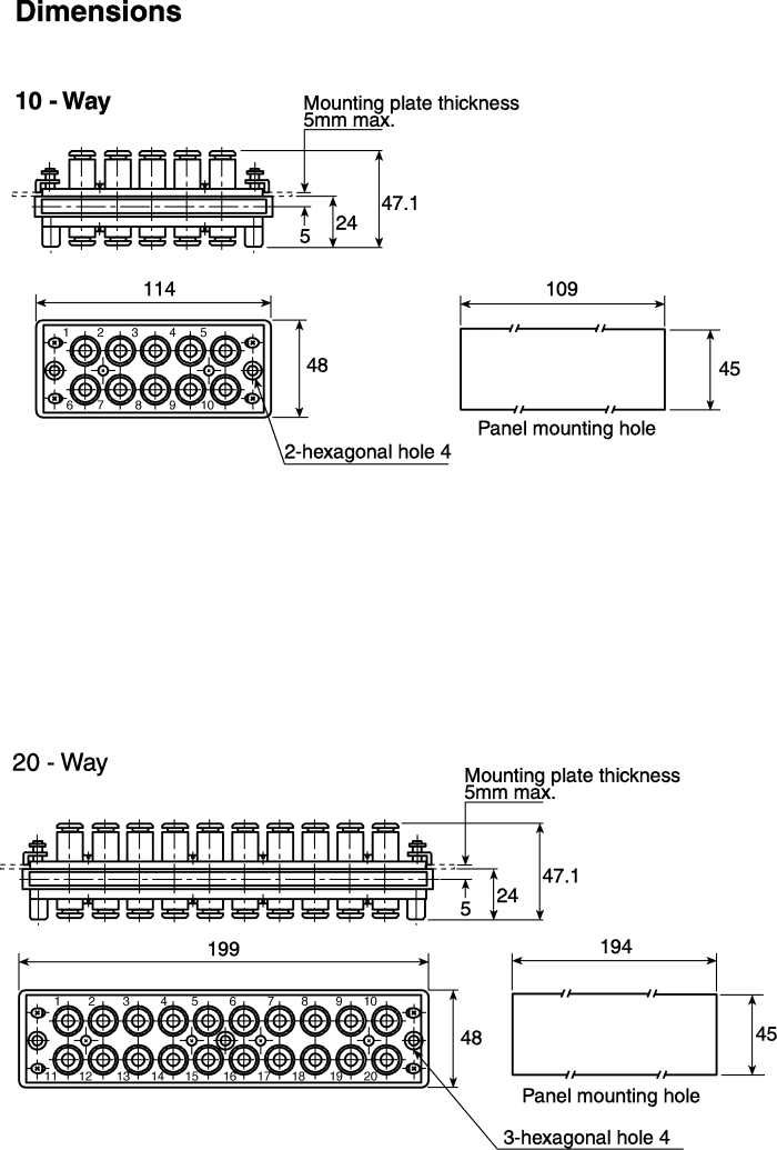 KDM10-04 SMC | SMC KDM Series Multi-Connector Fitting, Tube-to-Tube ...
