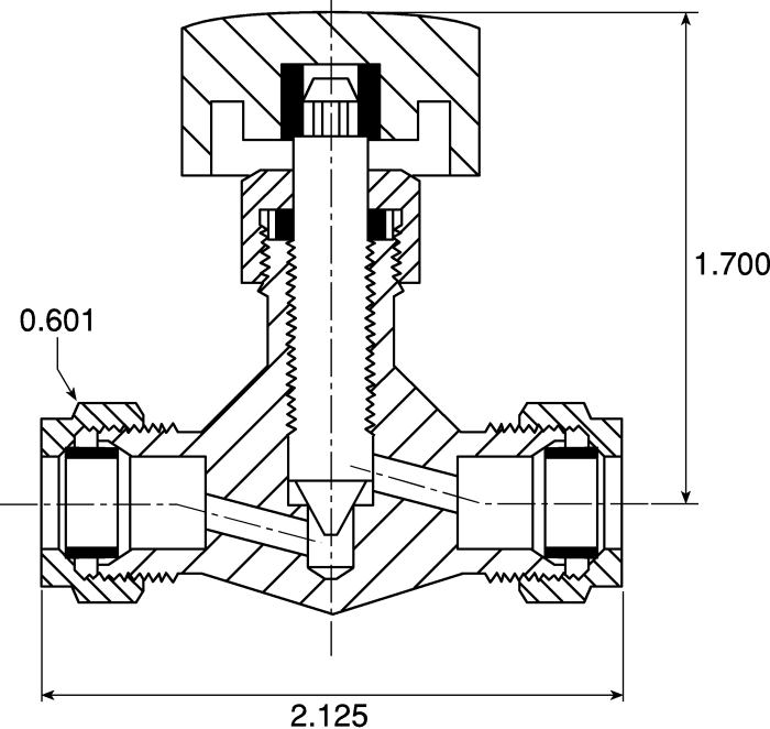 Вентиль схема. Игольчатый клапан чертеж. Игольчатый клапан схема.