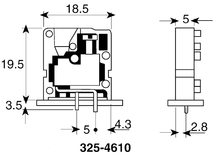 1700037 Phoenix Contact | Phoenix Contact FRONT 2.5-V/SA 5 Series PCB ...