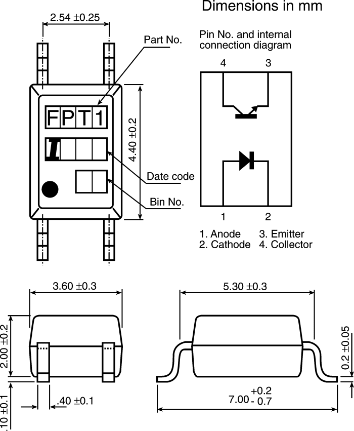 IS357D IS357D Phototransistor Output Optocoupler