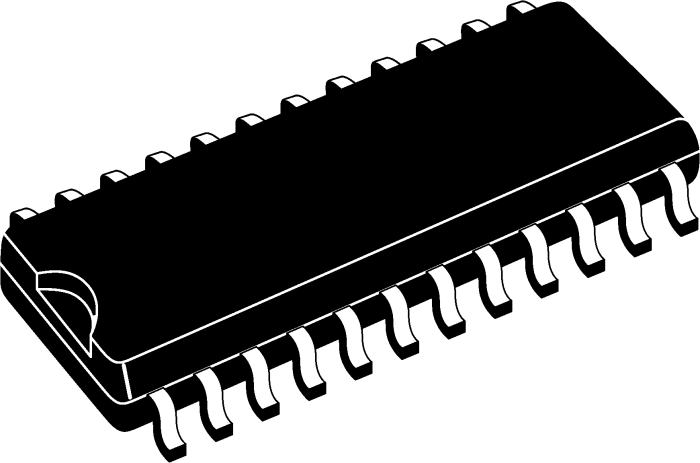 Latch MIC5801YWM, Transparente Tipo D SOIC W 24 pines 8bit