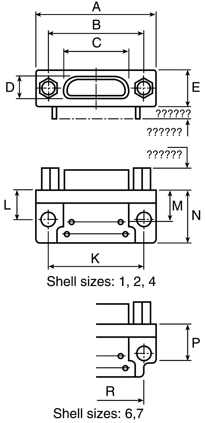 MWDM2L-15S-6E5-18B Glenair | AV Kablosu Yalıtımlı, Micro D-Sub 15