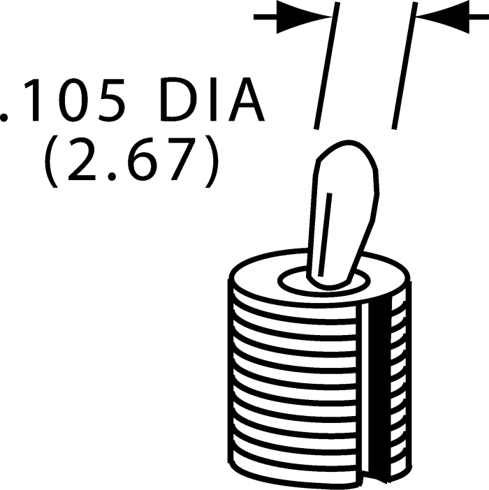 TE Connectivity Toggle Switch, PCB Mount, Latching, SPDT, Through Hole Terminal