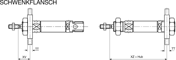 GKM8-16 SMC | SMC Double Knuckle Joint GKM8-16, To Fit 20mm Bore