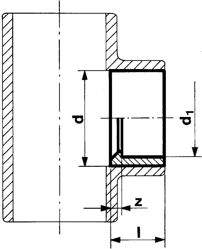 721 900 360 Fischer Fischer Straight Reducer Bush PVC