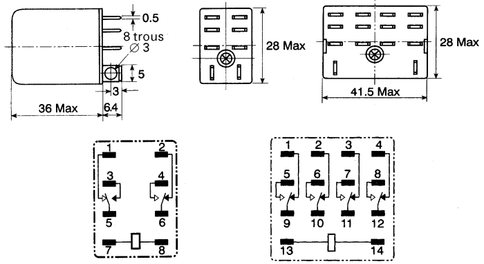 14 Pin Relay Socket Wiring Diagram - Wiring Diagram