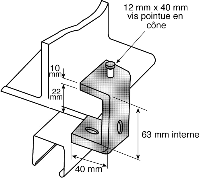 P 1271 Unistrut Unistrut Steel Beam Clamp, Fits Channel Size 41 x