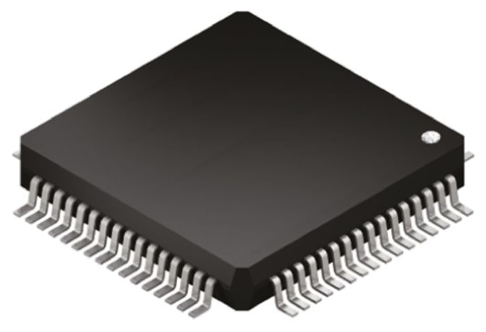 STMicroelectronics, 32bit ARM Cortex M4, STM32F4 Microcontroller, 168MHz, 1.024 MB Flash, 64-Pin LQFP