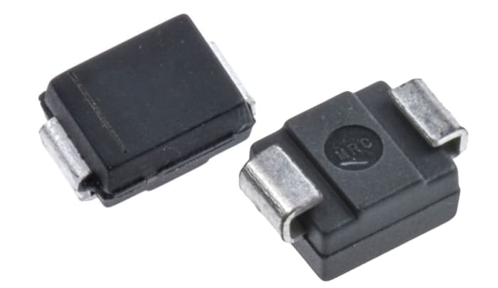 ON Semi MURS140T3G Diyot, Anahtarlama, 400V, 1A, 75ns, 2-Pinli DO-214AA (SMB)