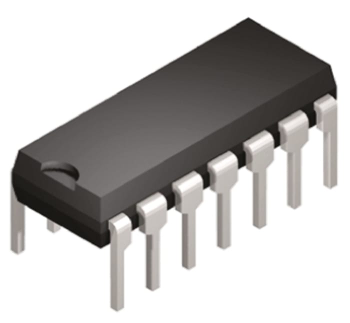 Texas Instruments SN74HC00N, Quad 2-Input NAND Logic Gate, 14-Pin PDIP