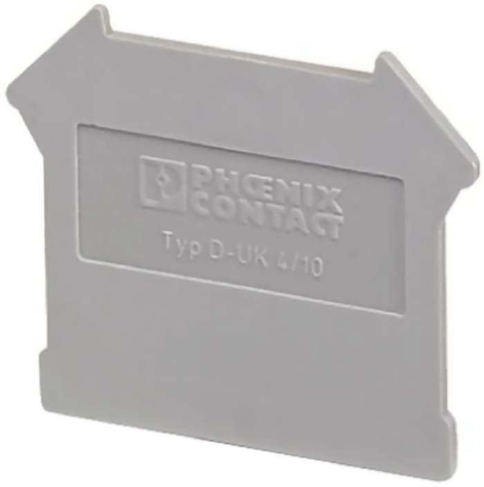 Phoenix Contact D-UK Series Cover for Use with Terminal Block