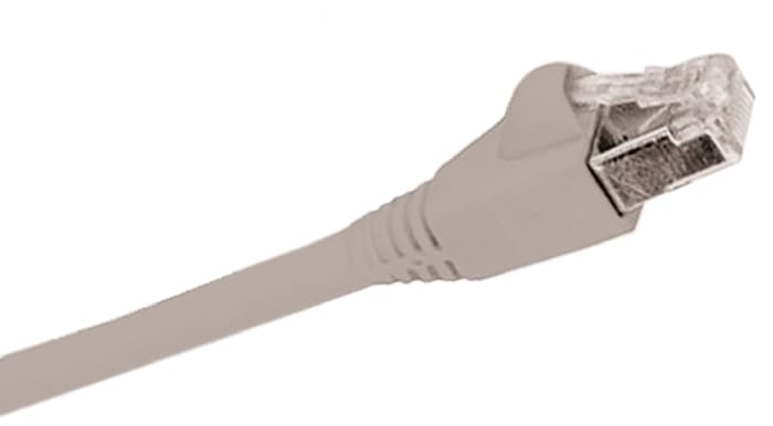 Molex Premise Networks Cat6 Ethernet Cable Assembly, F/UTP, Grey PVC Sheath, 3m