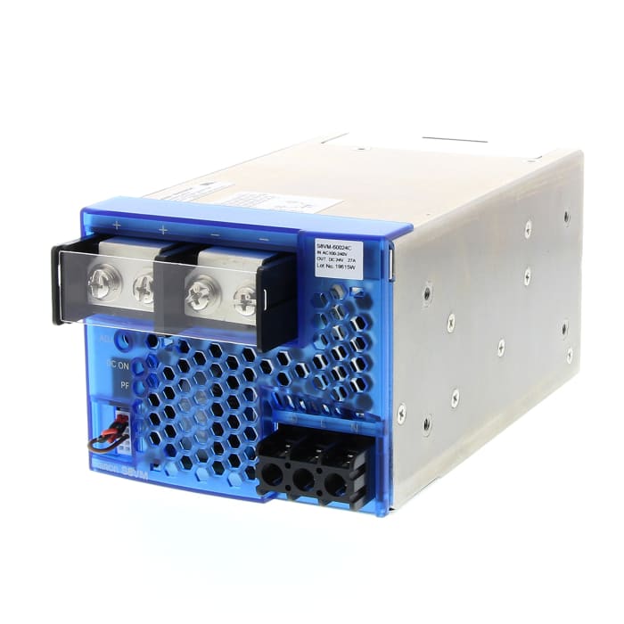 Fuente de alimentación de montaje en carril DIN Omron, S8VM, 1 salida 15V dc 43A 600W