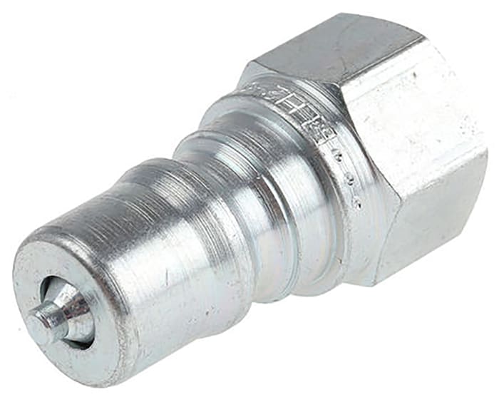 Parker Steel Female Hydraulic Quick Connect Coupling, G 1/8 Female