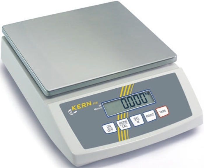 Kern Weighing Scale, 12kg Weight Capacity Type C - European Plug, Type G - British 3-pin