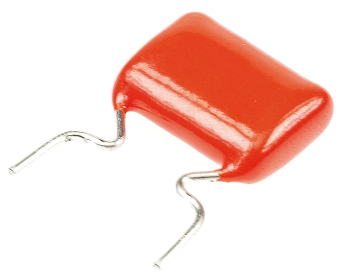 Vishay 368, MKT368 Polyester Film Capacitor, 63 V ac, 100 V dc, ±10%, 100nF, Through Hole