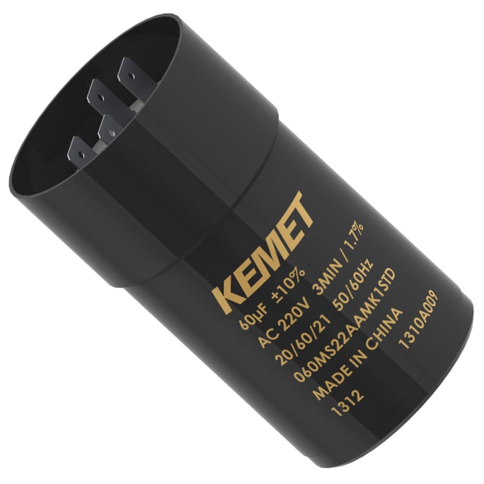 KEMET 80μF Electrolytic Aluminium Electrolytic Capacitor 260V ac Snap-In - 080MS26ACMA1RSC