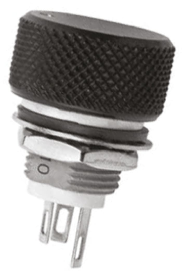 Vishay P16 Series Cermet Potentiometer with a 8 mm Dia. Shaft, 100kΩ, ±20%, 1W, ±100ppm/°C, Panel Mount