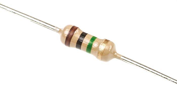 TE Connectivity 1MΩ Karbon Filmli Sabit Direnç, ±5%, Aksiyel, -1200 → 0ppm/°C, 0,33W