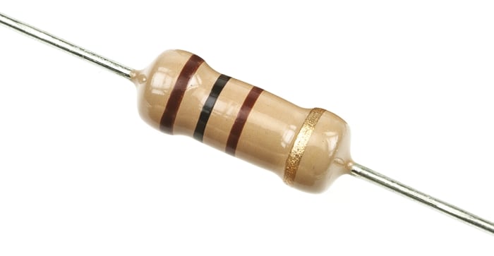 TE Connectivity 100Ω Karbon Filmli Sabit Direnç, ±5%, Aksiyel, -500 → -100ppm/°C, 1W