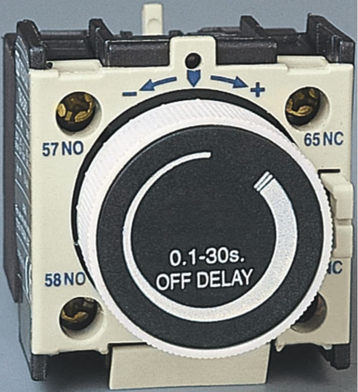 RS PRO Time Delay Relay, 2-Contact, 30 → 180s, 1-Function, SPDT
