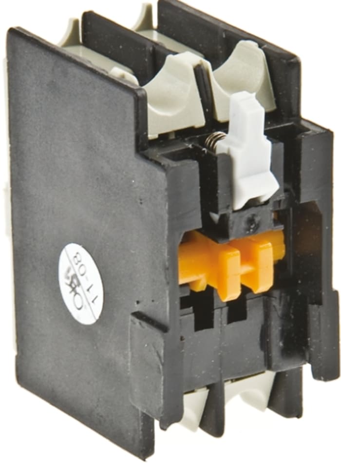 RS PRO Auxiliary Contact, 2 Contact, NO/NC, Front Mount