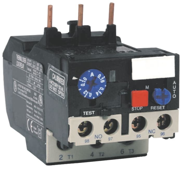 RS PRO Overload Relay NO/NC, 12 → 18 A F.L.C, 18 A Contact Rating, 15 kW, 3P