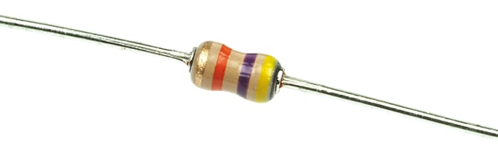 TE Connectivity 47kΩ Carbon Film Resistor 0.25W ±5% CFR16J47K