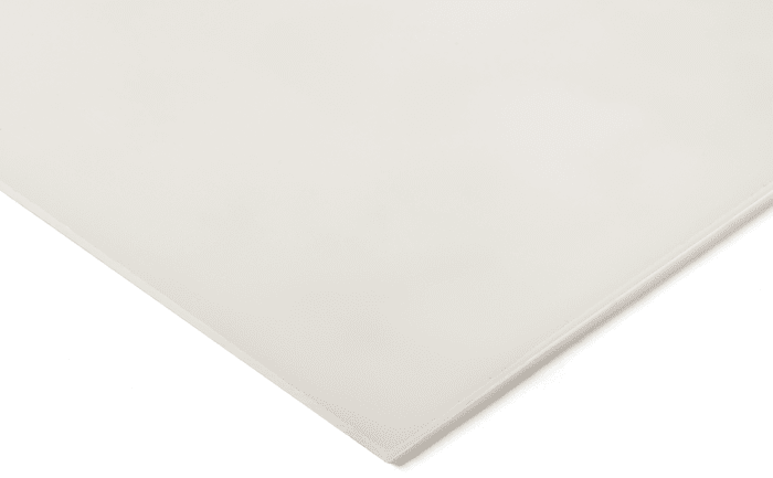 RS PRO White Plastic Sheet, 500mm x 500mm x 25mm