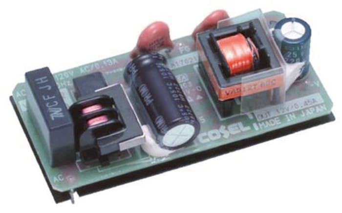 Cosel Embedded Switch Mode Power Supply SMPS, VAA512, 12V dc, 450mA, 5.4W, 1 Output, 110 → 170 V dc, 85 →