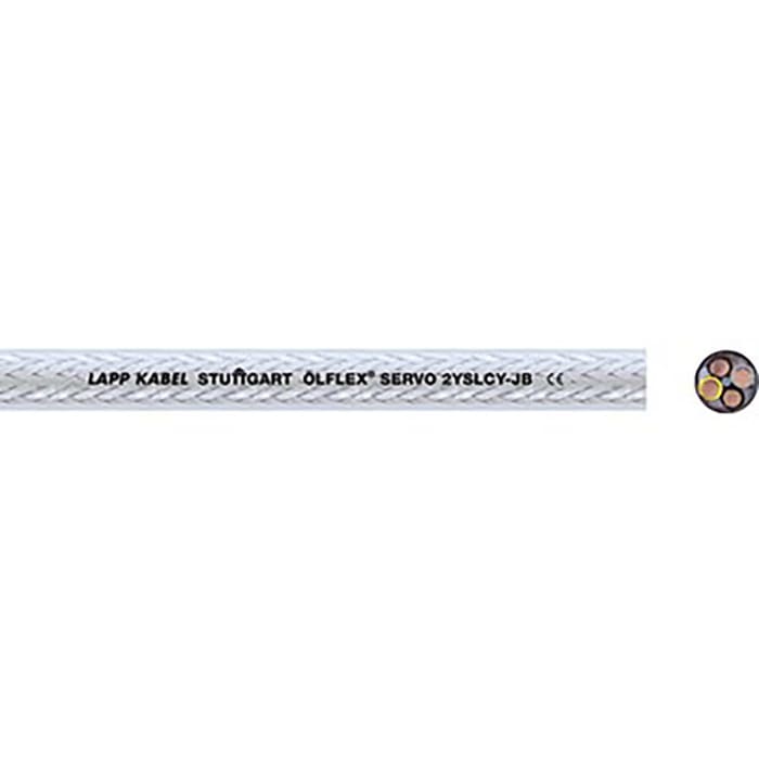 Cable de control apantallado Lapp de 4 núcleos, 6 mm², Ø ext. 17mm, 1 kV, funda de PVC