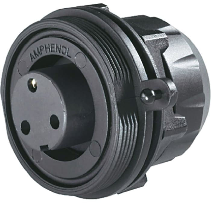 Amphenol Circular Connector, 6 Contacts, Panel Mount, Socket, Female, Barracuda Series