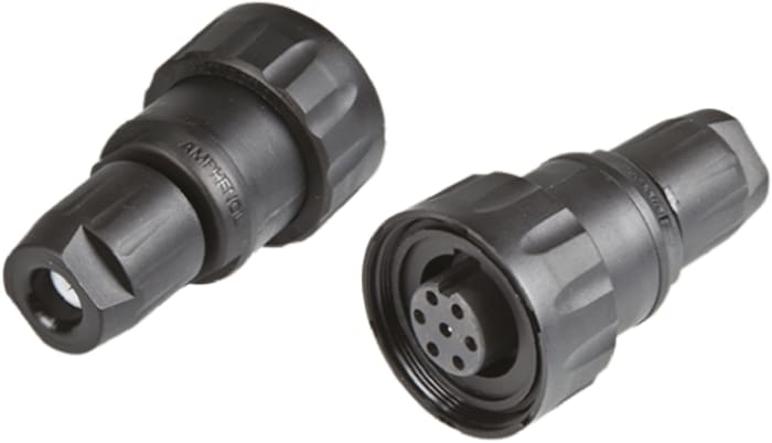 Amphenol Circular Connector, 7 Contacts, Cable Mount, Socket, Female, Barracuda Series