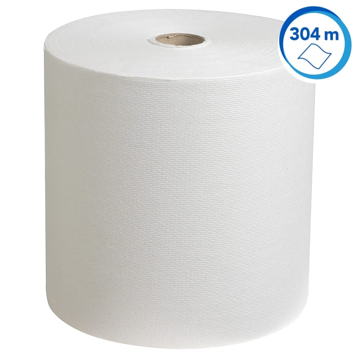 Kimberly Clark Scott (6667) Rolled White Hand Towels, 198 x 200mm, 7200 Sheets