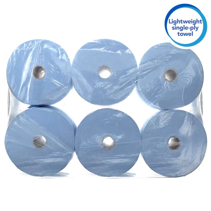 Kimberly Clark Scott (6668) Rolled Blue Hand Towels, 198 x 200mm, 304 Sheets