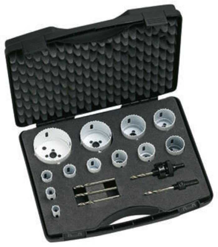 Nicholson 16 → 76 mm 17 piece Hole Saw Set