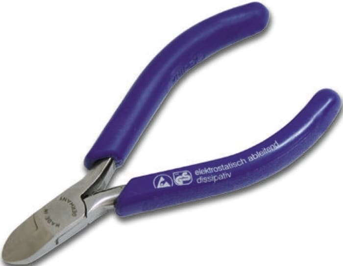 RS PRO 115mm Diagonal Type Wire Cutter For Aluminium Wire, Copper Wire, 1.3mm cutting capacity