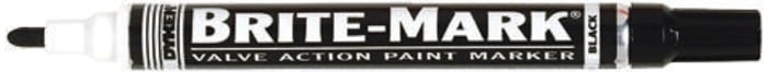 Dykem Brite-Mark Black Marker Pen